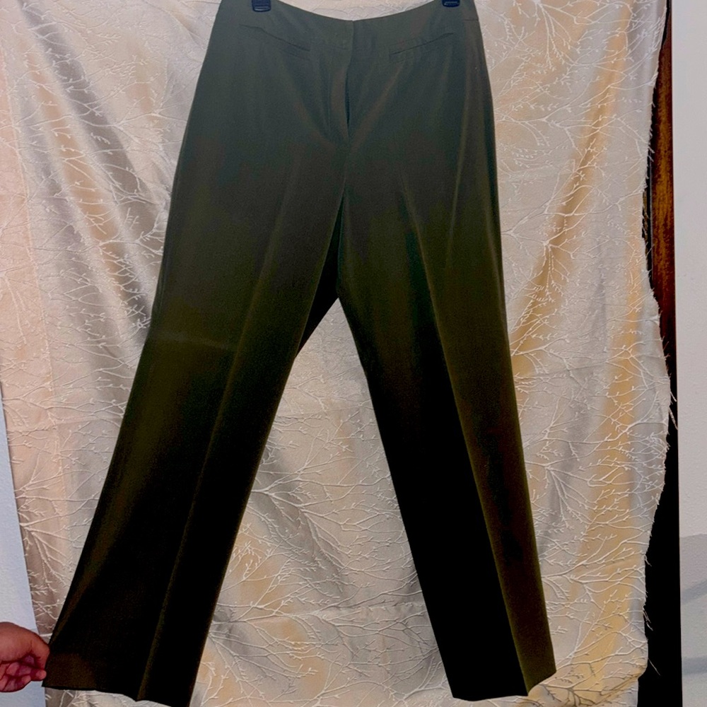 Dressbarn size 10. Polyester, spandex. Dress pants.